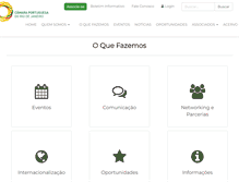 Tablet Screenshot of camaraportuguesa-rj.com.br